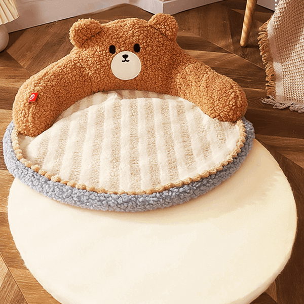 クマのふわふわベッド