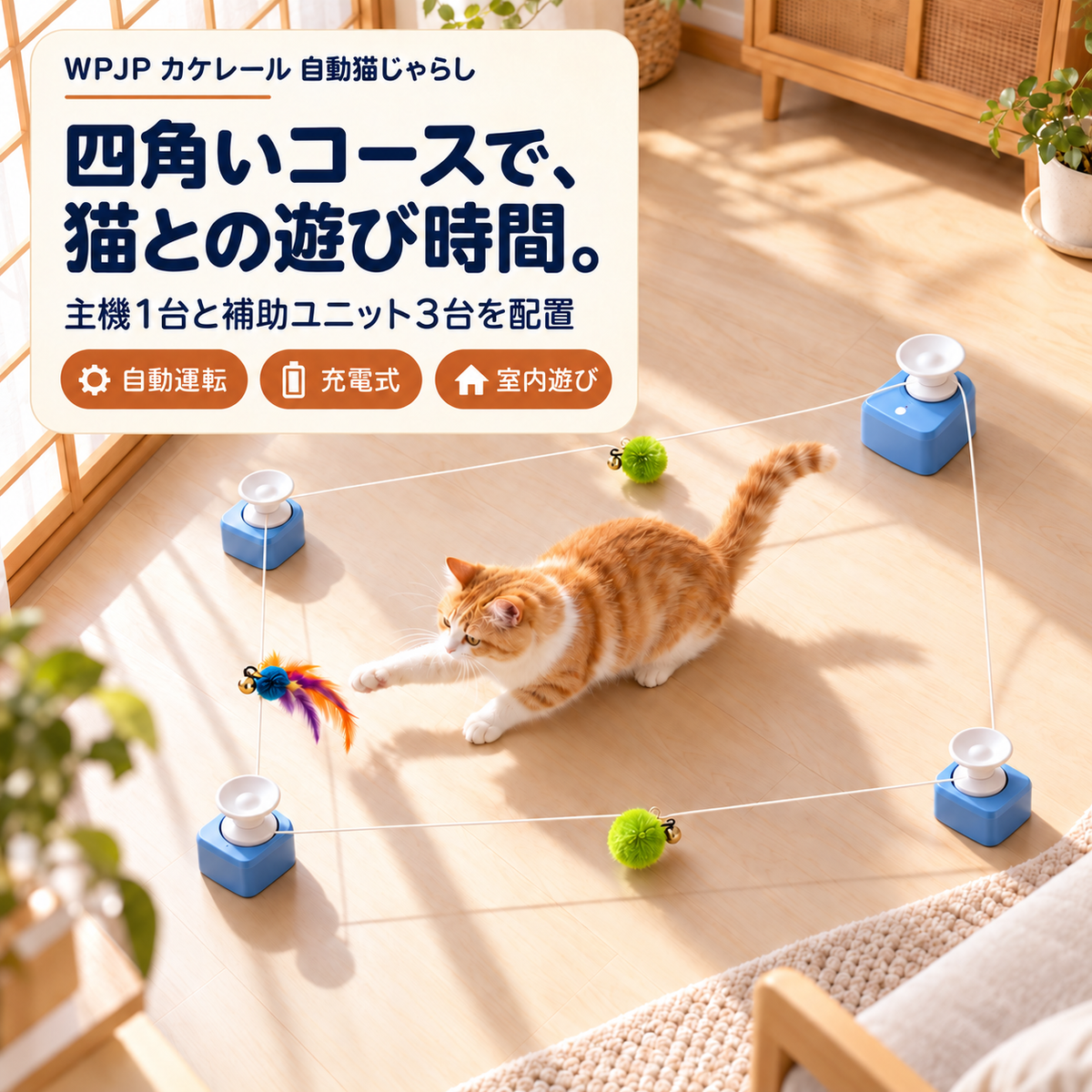 WPJP カケレール 自動猫じゃらし