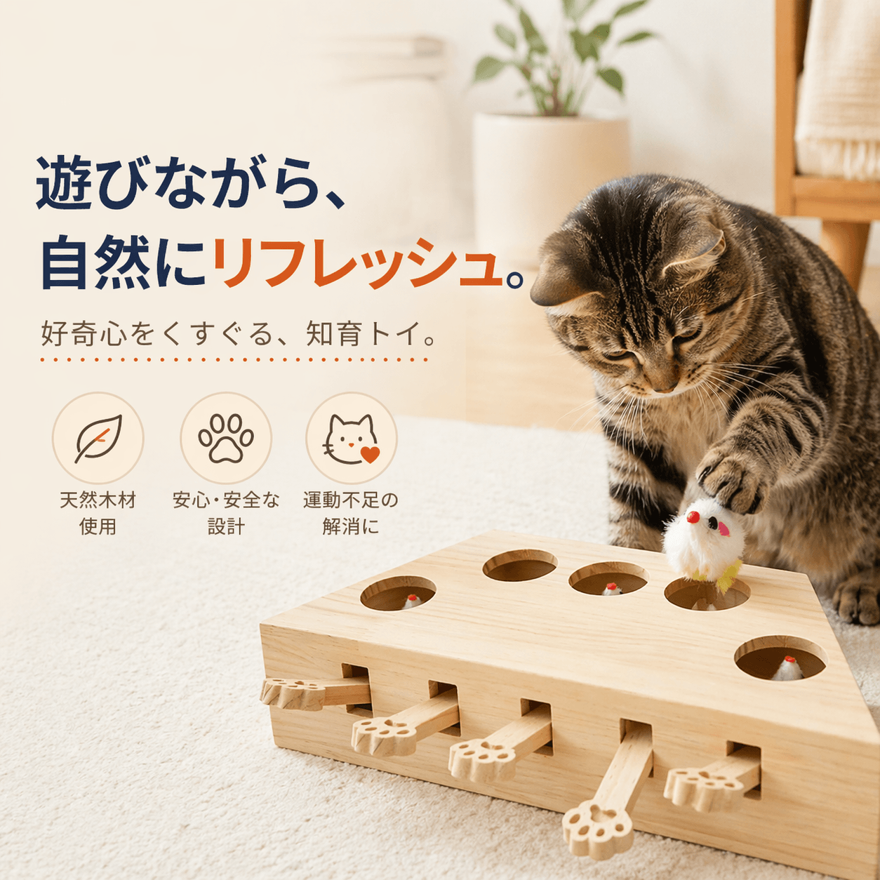 WPJP ねこもぐらトイ
