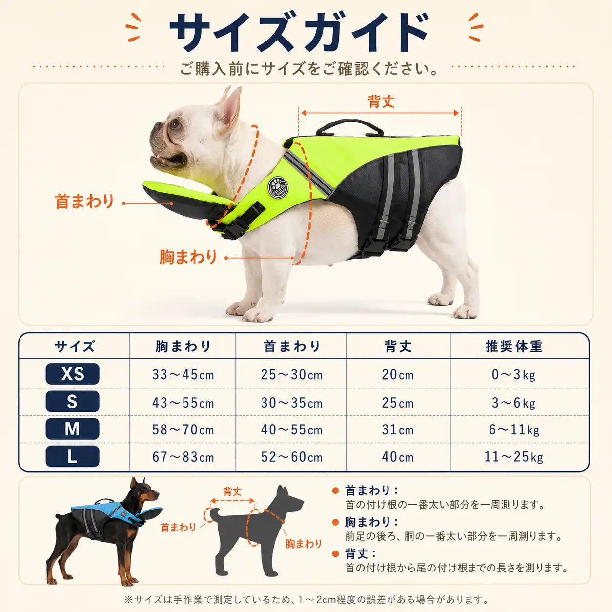 WPJP ぷかまもり あご乗せ犬用ライフジャケット