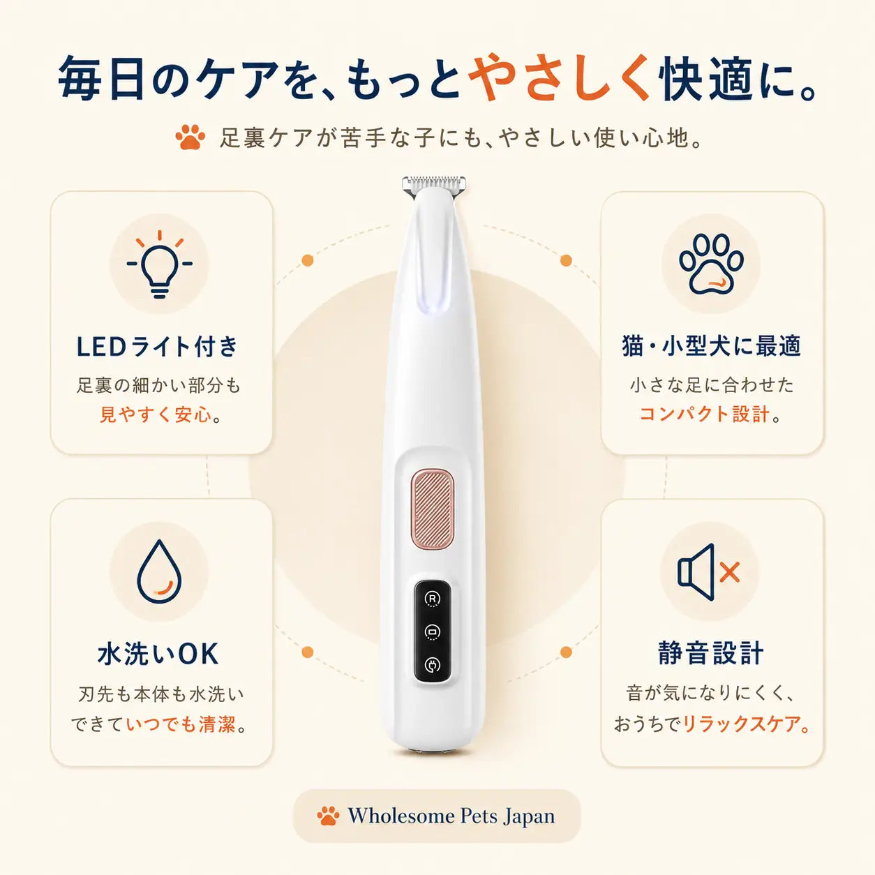 WPJP 足裏ケアバリカン