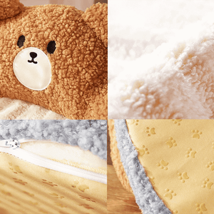 クマのふわふわベッド