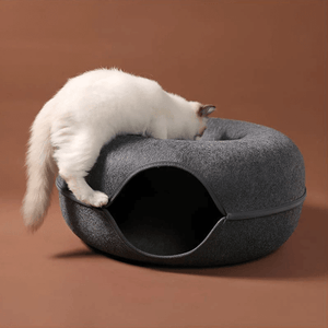 猫用トンネル型かくれんぼベッド